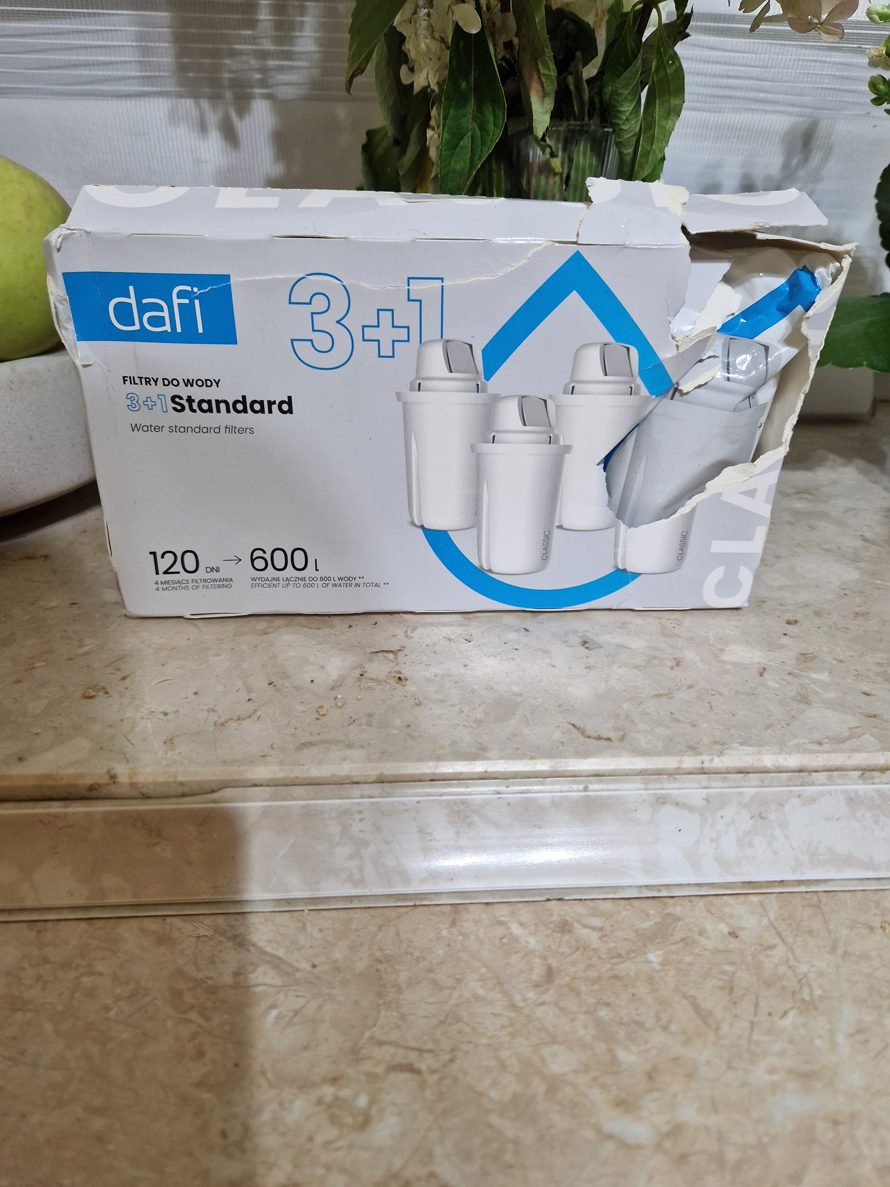 Zestaw filtrów do wody Dafi 3+1