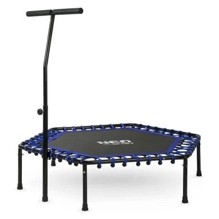 Trampolina Fitness z Uchwytem - Niebieska