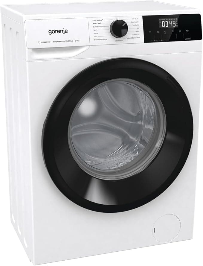 Gorenje WNHPI64SAPS/DE pralka z funkcją pary / 6 kg / 1400 obr./min / 15 programów/AquaStop/Inverter PowerDrive silnik/bęben ze stali nierdzewnej