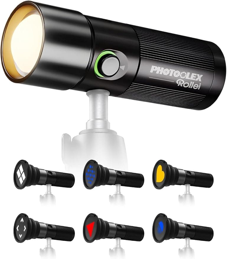 Rollei Photoolex GOBO Light, latarka LED do fotografii z 4 kolorowymi światłami