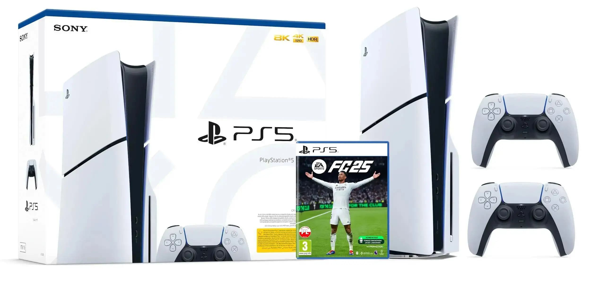 Konsola Sony PlayStation 5 Slim D Chassis (PS5) 1TB z napędem 