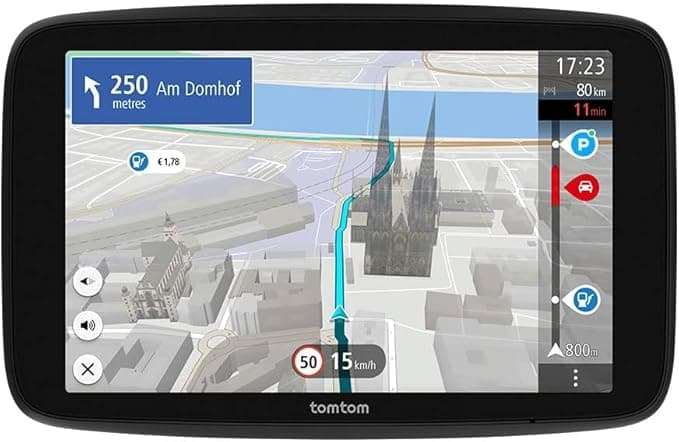 TomTom GO Navigator (7-calowy ekran XL, aktualne informacje o ruchu drogowym, 12-mies. aktualizacji fotoradarów, mapy Europy