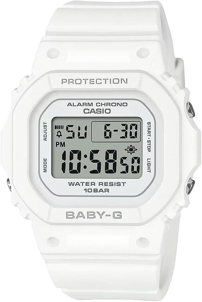 Casio Watch BGD-565U-7ER, biały, pasek, biały, pasek