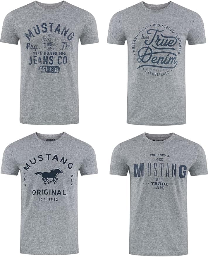 MUSTANG Męski t-shirt Alex C Print