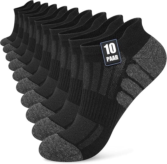 10/20 Paar Sneaker Skarpety Męskie Damskie, Oddychające i Wygodne Bawełniane