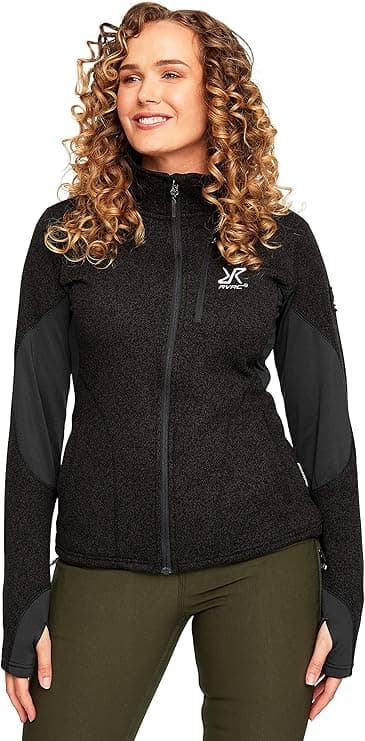 RevolutionRace Fusion Fleece Damska, Wytrzymała i funkcjonalna kurtka polarowa