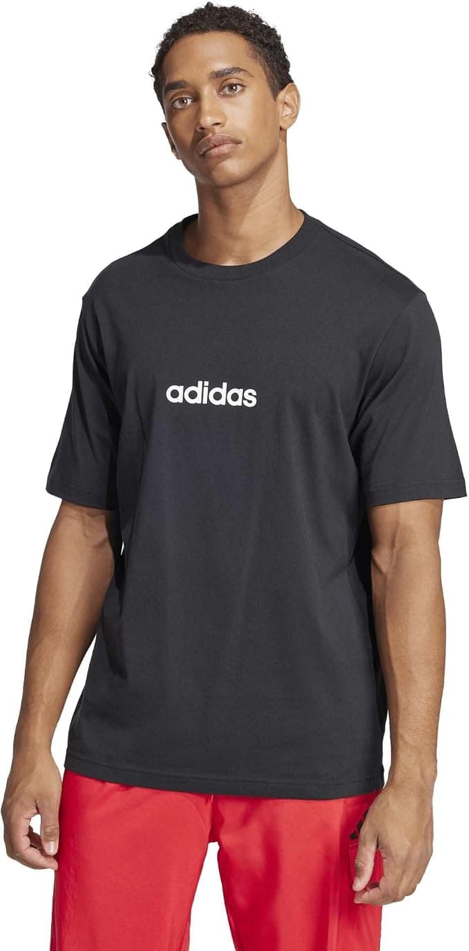 adidas Koszulka Mężczyźni Essentials Linear Single Jersey Tee
