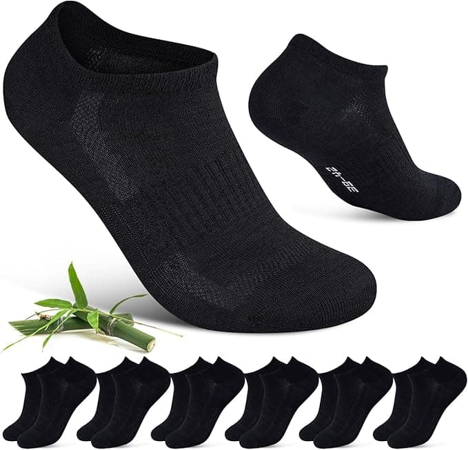 Cirorld Bambusowe skarpety do sneakersów, dla kobiet i mężczyzn