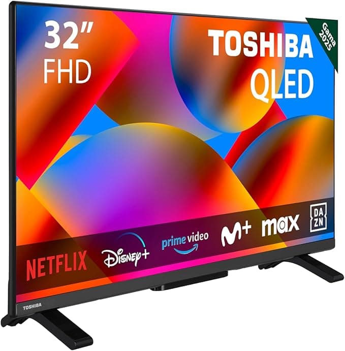 TOSHIBA 32QV2F63DG - 32" (80 cm) telewizor QLED - FHD 1920 x 1080