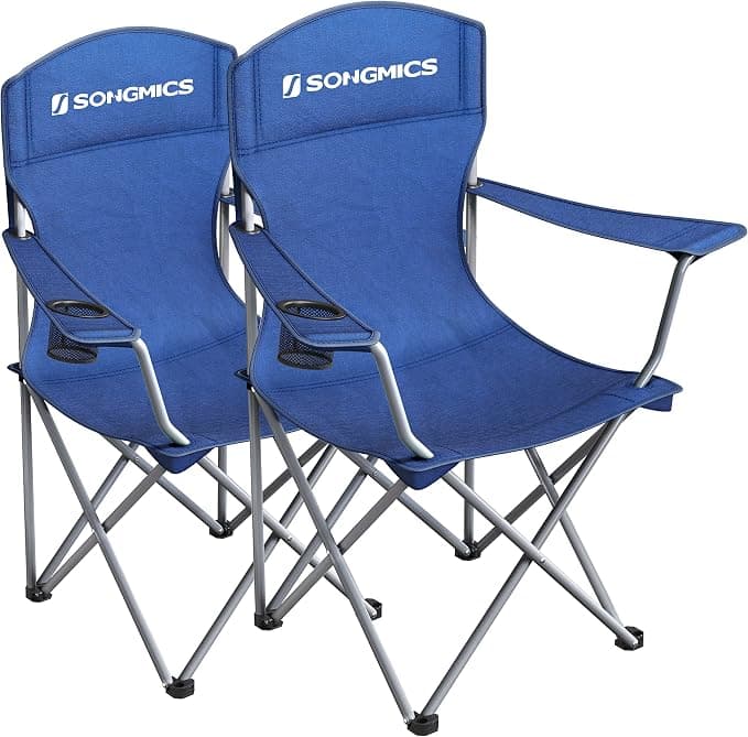 SONGMICS krzesło kempingowe, składane krzesło