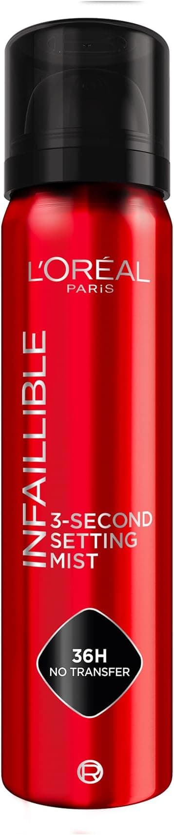 L'Oréal Paris Spray INFAILLIBLE SETTING SPRAY 3-SEKUNDOWY SPRAY UTRWALAJĄCY MAKIJAŻ, 75 m