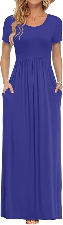 AUSELILY Damskie sukienki maxi