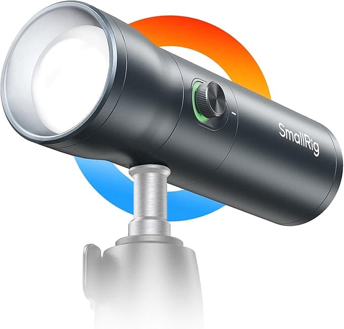 SMALLRIG RGB LED Photography Flashlight, 7500mAh